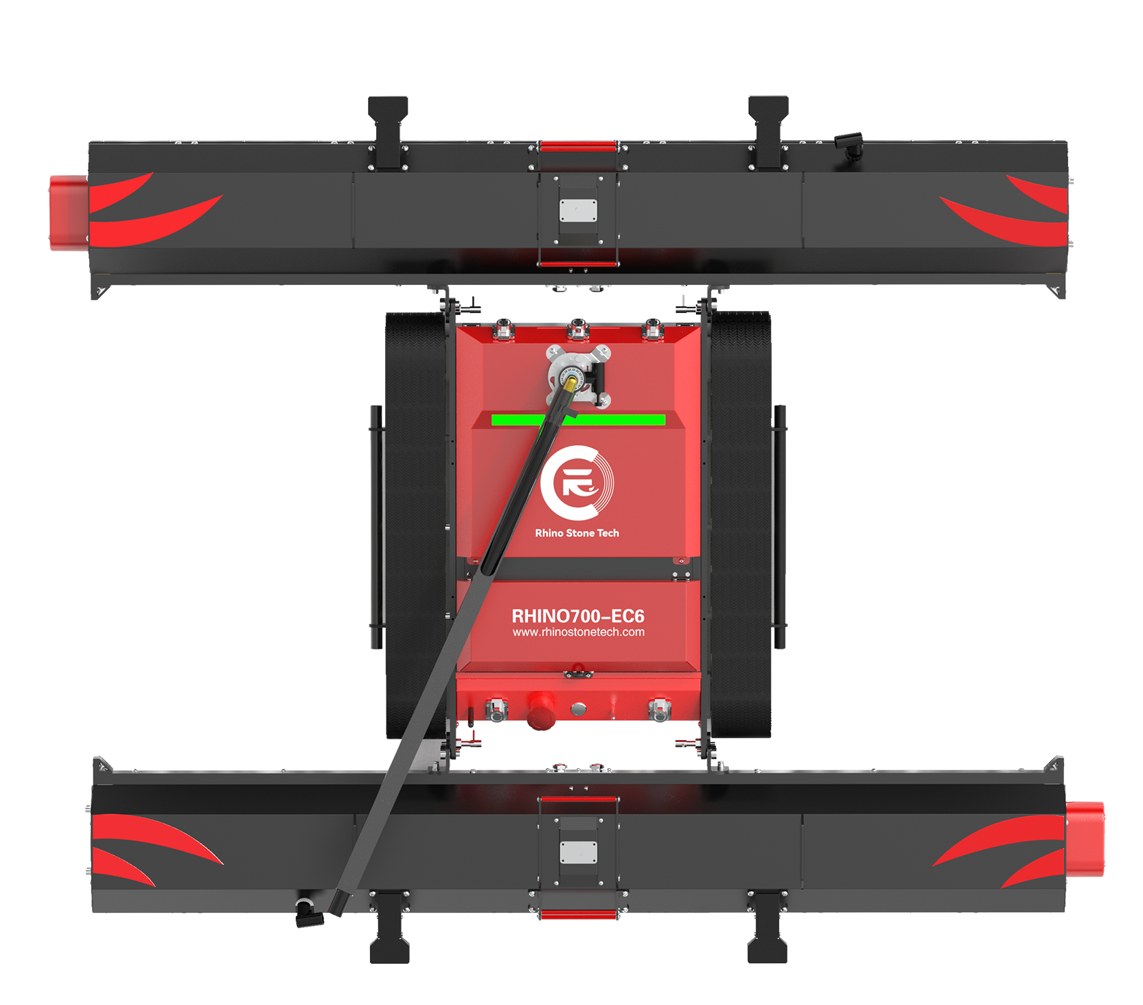 RHINO700-EC6 - リモコン操作式 クローラー型 太陽光パネル清掃ロボット