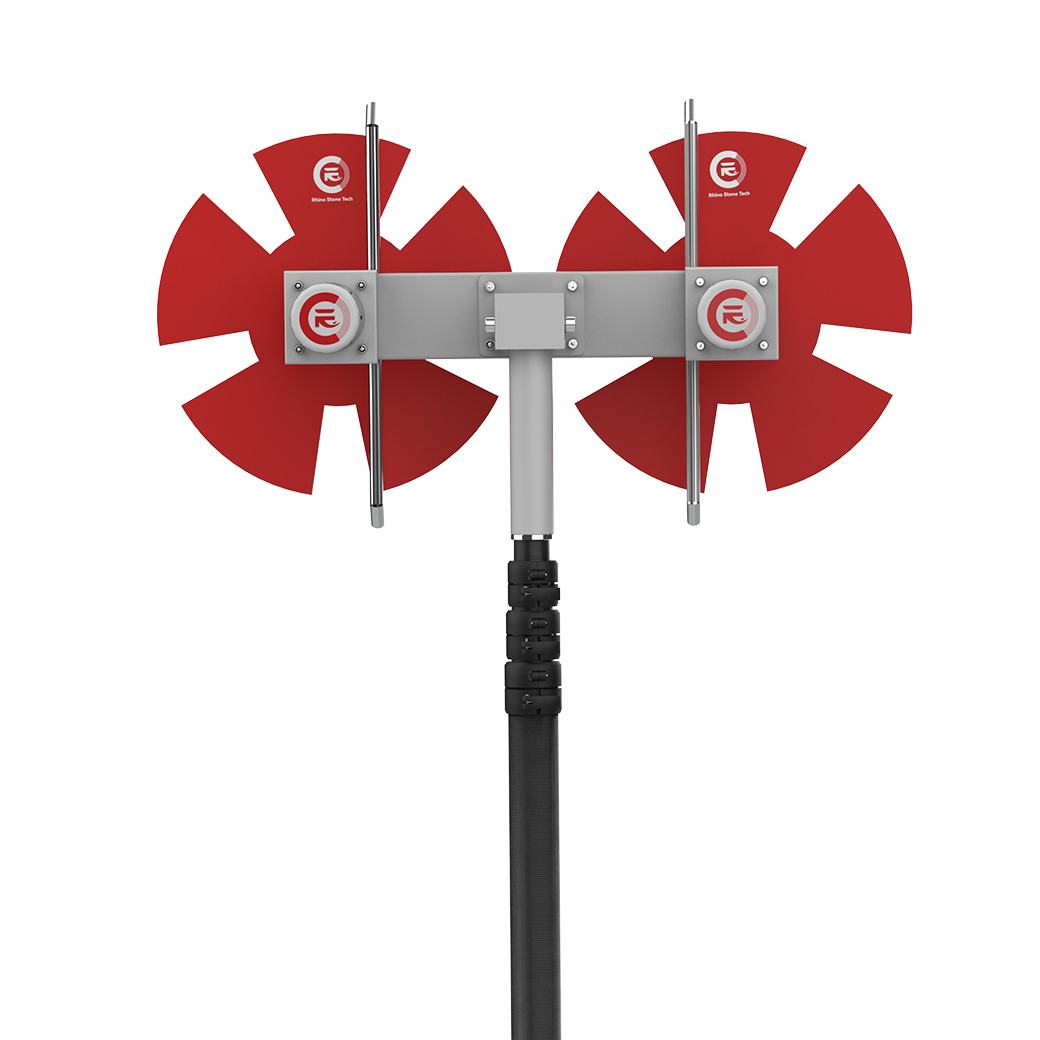 RHINO700-EH2 - Double Disc Solar Panel Cleaning Brush
