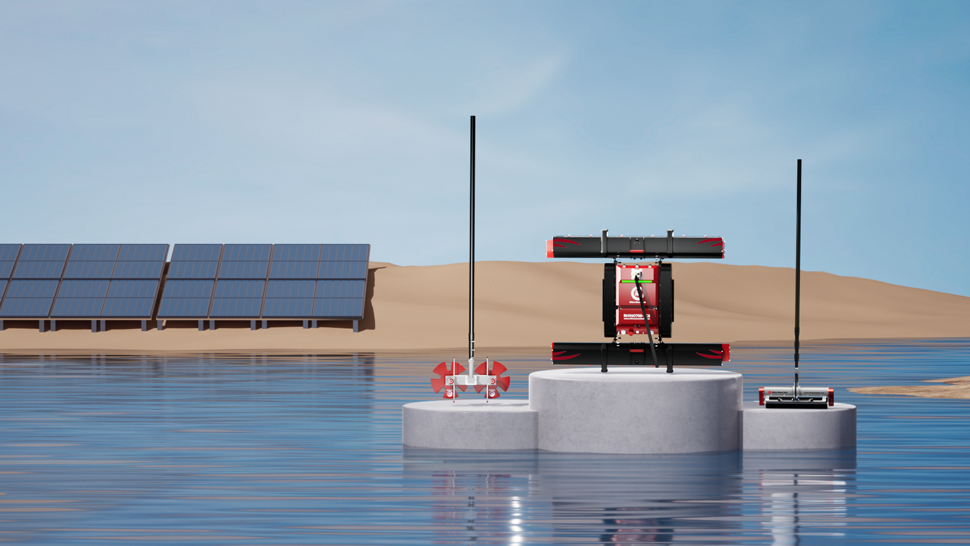 Utility-scale PV cleaning