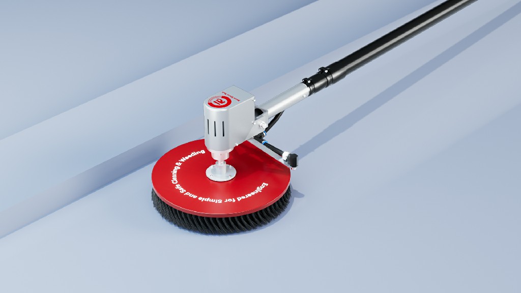 RHINOSTAR·EH1 single disc solar panel cleaning brush
