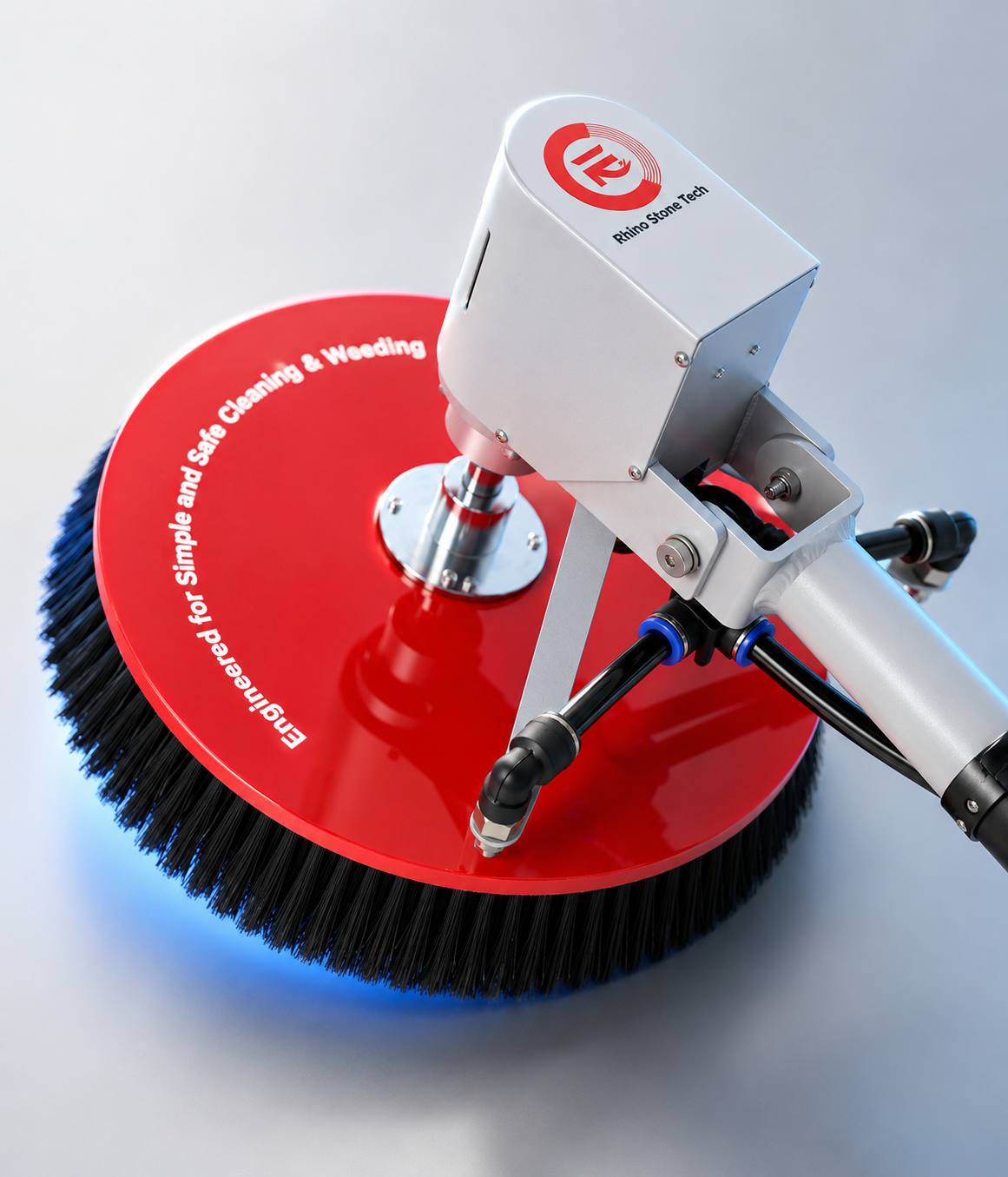 RHINO700-EH1 solar cleaning brush scene